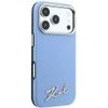 Karl Lagerfeld Etui Saffiano Small Script Metal Logo Magsafe Do Iphone 18 Pro / 17 Pro Jasnoniebieski - (KLHMP18L6PWSKSB)