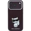 Karl Lagerfeld Etui Smooth Choupette Sketch Magsafe Do Iphone 18 Pro / 17 Pro Burgundowy - (KLHMP18L6PWCIKDR)