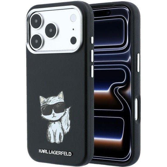 Karl Lagerfeld Etui Smooth Choupette Sketch Magsafe Do Iphone 18 Pro / 17 Pro Czarny - (KLHMP18L6PWCIKDK)
