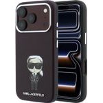 Karl Lagerfeld Etui Smooth Ikonik Sketch Magsafe Do Iphone 18 Pro / 17 Pro Burgundowy - (KLHMP18L6PWKIKDR)