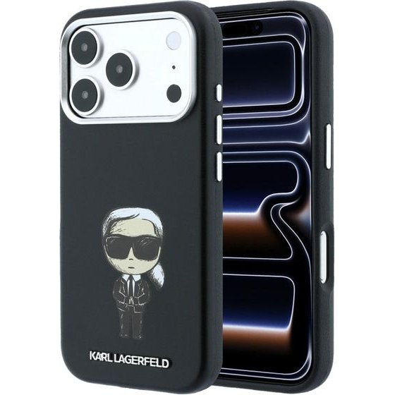 Karl Lagerfeld Etui Smooth Ikonik Sketch Magsafe Do Iphone 18 Pro / 17 Pro Czarny - (KLHMP18L6PWKIKDK)