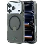 LACOSTE Etui Iml Frosted Laquer Logo Magsafe Do Iphone 18 Pro Max / 17 Pro Max Czarny - (LCHMP18X6UFRLAK)