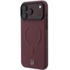 MERCEDES Etui Leather 3D Magsafe Do Iphone 18 Pro Max / 17 Pro Max Burgundowy - (MEHMP18X25PEMMOR)