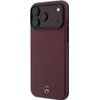 MERCEDES Etui Leather Semi Wrap Iconic Line Magsafe Do Iphone 18 Pro Max / 17 Pro Max Burgundowy - (MEHMP18X25PFWSTR)