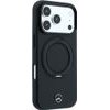 MERCEDES Etui Leather With Ring Stand Magsafe Do Iphone 18 Pro Max / 17 Pro Max / 17 Pro Max Czarny - (MEHMP18X25PRSMOK)
