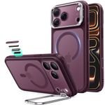 ESR Classic Hybrid Kickstand Magsafe Iphone 17 Pro / 18 Pro Frosted Deep BURGUNDY