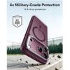 ESR Classic Hybrid Kickstand Magsafe Iphone 17 Pro / 18 Pro Frosted Deep BURGUNDY