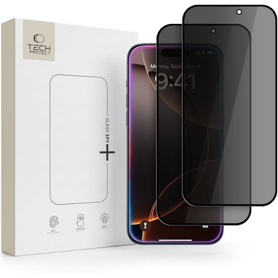 Tech-Protect Szklo Prywatyzujace Glass SPY+ 2-Pack Iphone 18 Pro PRIVACY