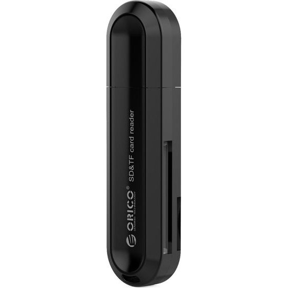Orico CRS21 Usb 3.0 Sd And Microsd Memory Card Reader - Black -CRS21-Bk - (ORICO-CRS21-BK-HU)