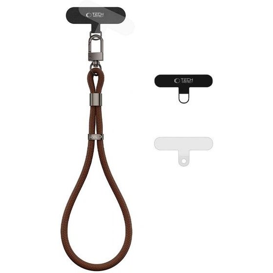 Tech-Protect C11S Rope Wrist Strap For Phone - Brown - (30814-0)