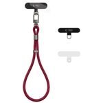Tech-Protect C11S Rope Wrist Strap For Phone - Burgundy - (30802-0)