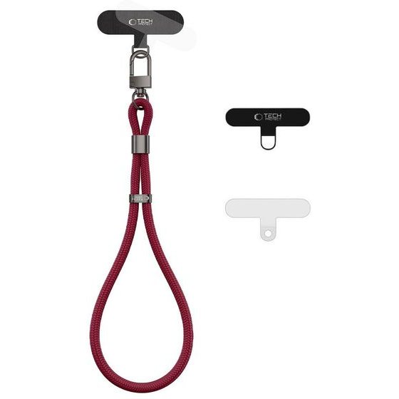 Tech-Protect C11S Rope Wrist Strap For Phone - Burgundy - (30802-0)