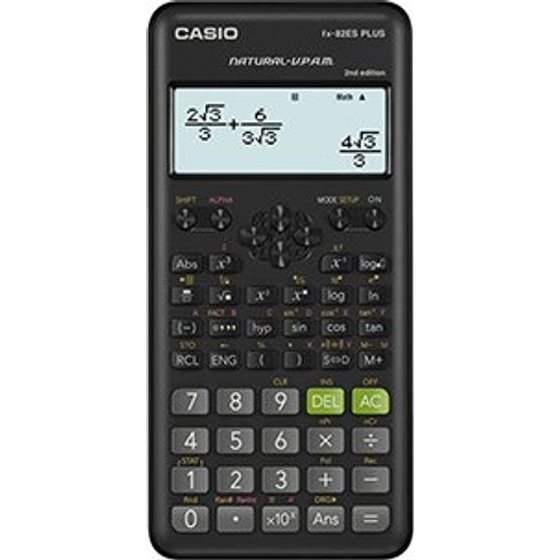 Casio Calculator Fx 82 Es Plus 2E, black, School - (Fx 82 Es Plus E2)