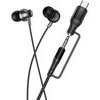 Hoco Wired Earphones With Microphone Jack 3,5 mm/ Usb C M119A black