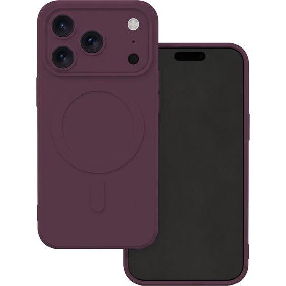 TFO Simple Color Mag Case For Iphone 17 Pro 6,3 / 18 Pro 6,3 Dark cherry
