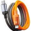 WK ������� �������� WDC-C19 USB-C To Lightning Pd 35W 1.2m �����-��������� - (WDC-C19 Black-Orange)