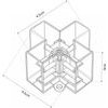 GloboStar Hexon ��������� + Ac 220-240V IP20 - ������� - �7 x �7 x �4cm - (GLB-101-0093)