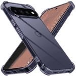 Techsuit - Shockproof Clear Silicone - Google Pixel 11 - Smoke Black