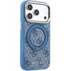 Guess Pu 4G Ring Stand Magsafe Case For Iphone 18 Pro Blue - (GUHMP18L6PS4RSCLB)
