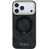 Guess Pu 4G Ring Stand Magsafe Case For Iphone 18 Pro Max Black - (GUHMP18X6PS4RSCLK)