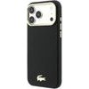 LACOSTE Pu Leather Champs Elysees Gold Logo Magsafe Case For Iphone 18 Pro Black - (LCHMP18L6PSWCEK)