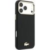 LACOSTE Pu Leather Champs Elysees Gold Logo Magsafe Case For Iphone 18 Pro Black - (LCHMP18L6PSWCEK)