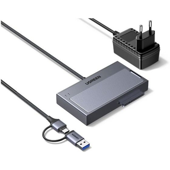 Ugreen ����������� Usb 3.2/USB-C To M.2 NVMe/Sata - (D320 75621EU)