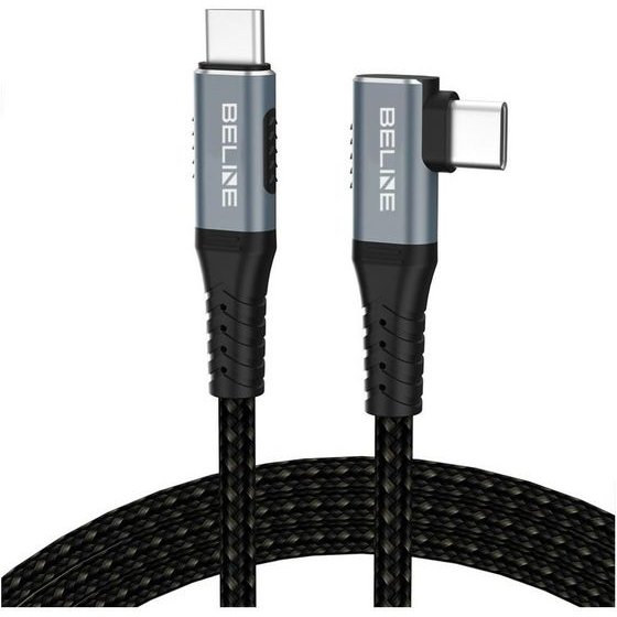 Beline Kabel USB-C Thunderbolt4 1m 48V/5A 40Gb/s 240W 8K60HHz czarny