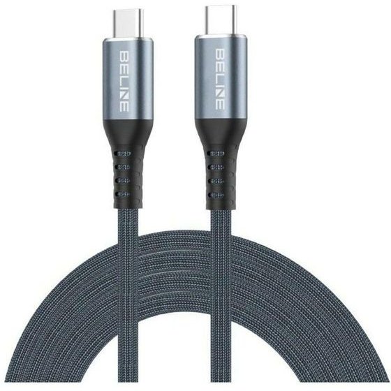 Beline USB-C Thunderbolt4 1m 48V/5A 40Gb/s 240W 8K60HHz czarny
