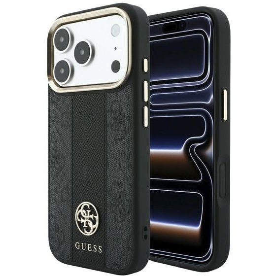 Guess 4G With Stripe Round And Classic Logos Magsafe Case For Iphone 18 Pro Max / Iphone 17 Pro Max - (GUHMP18X6P4G4RCK)