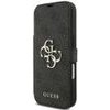 Guess Book 4G Metal Logo Case For Iphone 18 Pro / Iphone 17 Pro Black - (GUBKP18L4GMGGR)