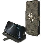Guess Book 4G Metal Logo Case For Iphone 18 Pro / Iphone 17 Pro Brown - (GUBKP18L4GMGBR)