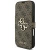 Guess Book 4G Metal Logo Case For Iphone 18 Pro / Iphone 17 Pro Brown - (GUBKP18L4GMGBR)