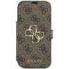 Guess Book 4G Metal Logo Case For Iphone 18 Pro / Iphone 17 Pro Brown - (GUBKP18L4GMGBR)