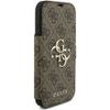 Guess Book 4G Metal Logo Case For Iphone 18 Pro / Iphone 17 Pro Brown - (GUBKP18L4GMGBR)