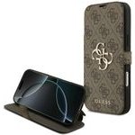 Guess Book 4G Metal Logo Case For Iphone 18 Pro Max / Iphone 17 Pro Max Brown - (GUBKP18X4GMGBR)