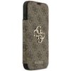 Guess Book 4G Metal Logo Case For Iphone 18 Pro Max / Iphone 17 Pro Max Brown - (GUBKP18X4GMGBR)
