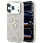 Guess Case 4G & Big Strass Logo For Iphone 18 Pro / Iphone 17 Pro Pink - (GUHCP18L6P4DSMLP)