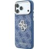 Guess Case 4G & Big Strass Logo For Iphone 18 Pro Max / Iphone 17 Pro Max Blue - (GUHCP18X6P4DSMLB)