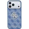 Guess Case 4G & Big Strass Logo For Iphone 18 Pro Max / Iphone 17 Pro Max Blue - (GUHCP18X6P4DSMLB)