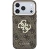 Guess Case 4G & Big Strass Logo For Iphone 18 Pro Max / Iphone 17 Pro Max Brown - (GUHCP18X6P4DSMLW)