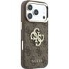 Guess Case 4G & Big Strass Logo For Iphone 18 Pro Max / Iphone 17 Pro Max Brown - (GUHCP18X6P4DSMLW)