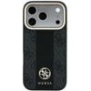 Guess Case 4G With Stripe Round And Classic Logos Magsafe For Iphone 18 Pro / Iphone 17 Pro Black - (GUHMP18L6P4G4RCK)