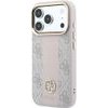 Guess Case 4G With Stripe Round And Classic Logos Magsafe For Iphone 18 Pro / Iphone 17 Pro Pink - (GUHMP18L6P4G4RCP)