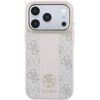 Guess Case 4G With Stripe Round And Classic Logos Magsafe For Iphone 18 Pro / Iphone 17 Pro Pink - (GUHMP18L6P4G4RCP)