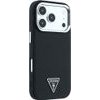 Guess Case Grained Triangle Logo Magsafe For Iphone 18 Pro / 17 Pro Black - (GUHMP18LPGSMTLSK)