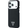 Guess Case Grained Triangle Logo Magsafe For Iphone 18 Pro Max / 17 Pro Max Black - (GUHMP18XPGSMTLSK)