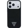 Guess Case Grained Triangle Logo Magsafe For Iphone 18 Pro Max / 17 Pro Max Black - (GUHMP18XPGSMTLSK)
