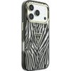 Guess Case Iml Zebra Glitter Triangle Logo Magsafe For Iphone 18 Pro / Iphone 17 Pro Silver - (GUHMP18L6HZPGTLS)
