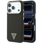 Guess Case Kevlar Triangle Logo Magsafe For Iphone 18 Pro Max / 17 Pro Max Brown - (GUHMP18X6PWKSGTW)